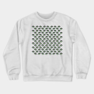 Eyes Pattern Crewneck Sweatshirt